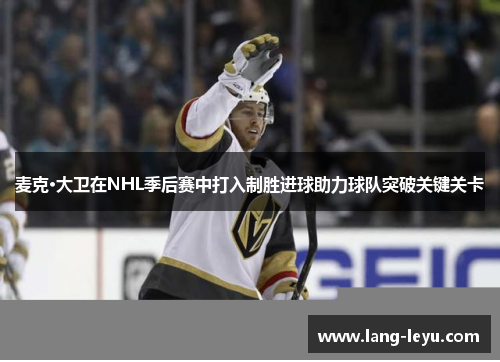 麦克·大卫在NHL季后赛中打入制胜进球助力球队突破关键关卡